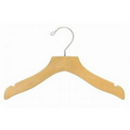 12" Children's Wooden Wavy Top Hanger